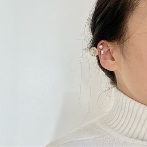 4/$15 Super Unique Silver Acrylic Crystal Stone Pearl Ear Cuff